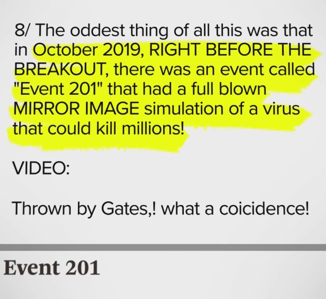 Event 201 Anniversary…