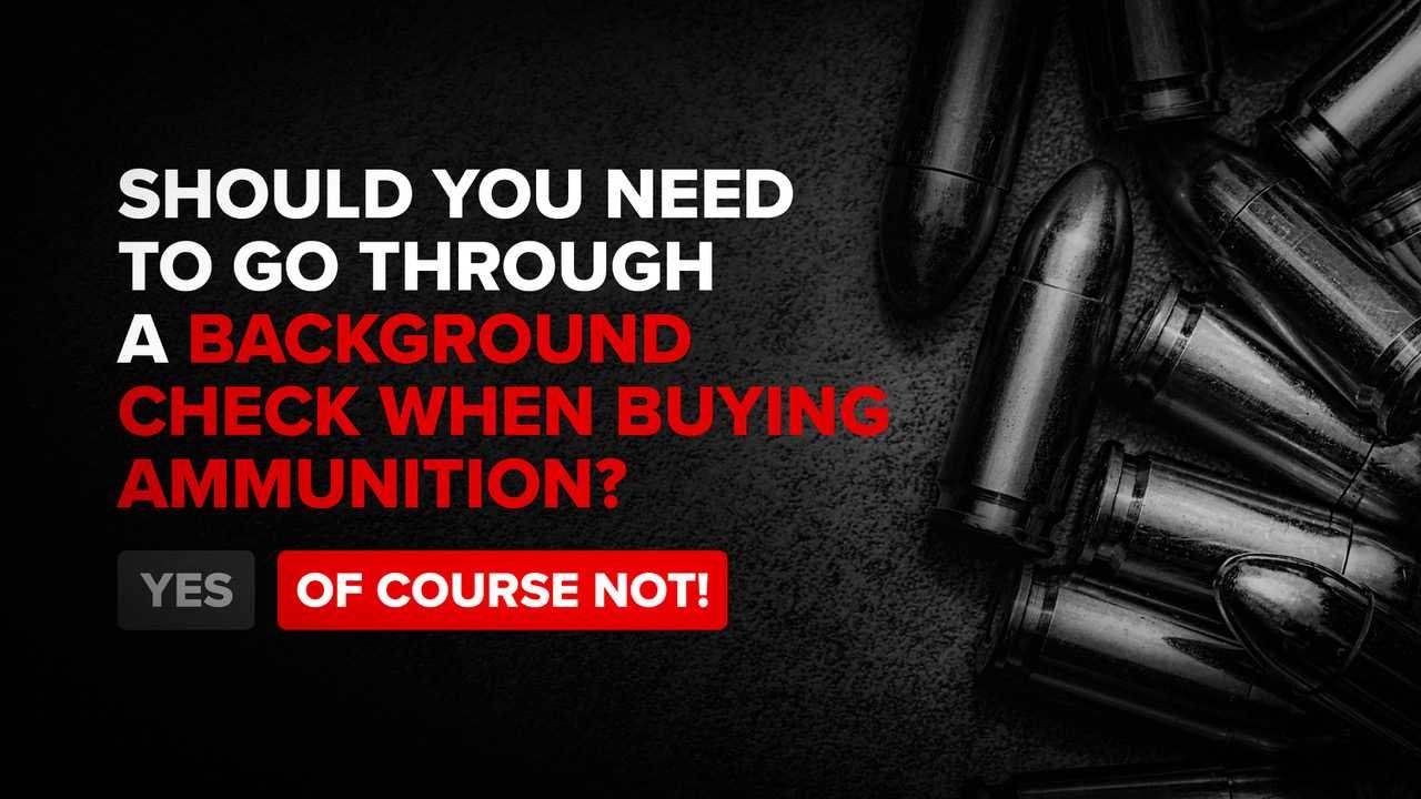 Background Checks For Ammo…