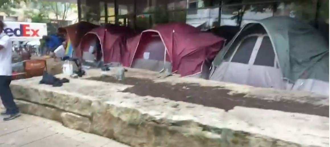 A Glimpse Of Austin TX Tent City