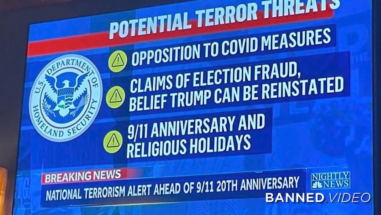 Opposition To COVID Measures Defined As Terrorism By Biden DHS