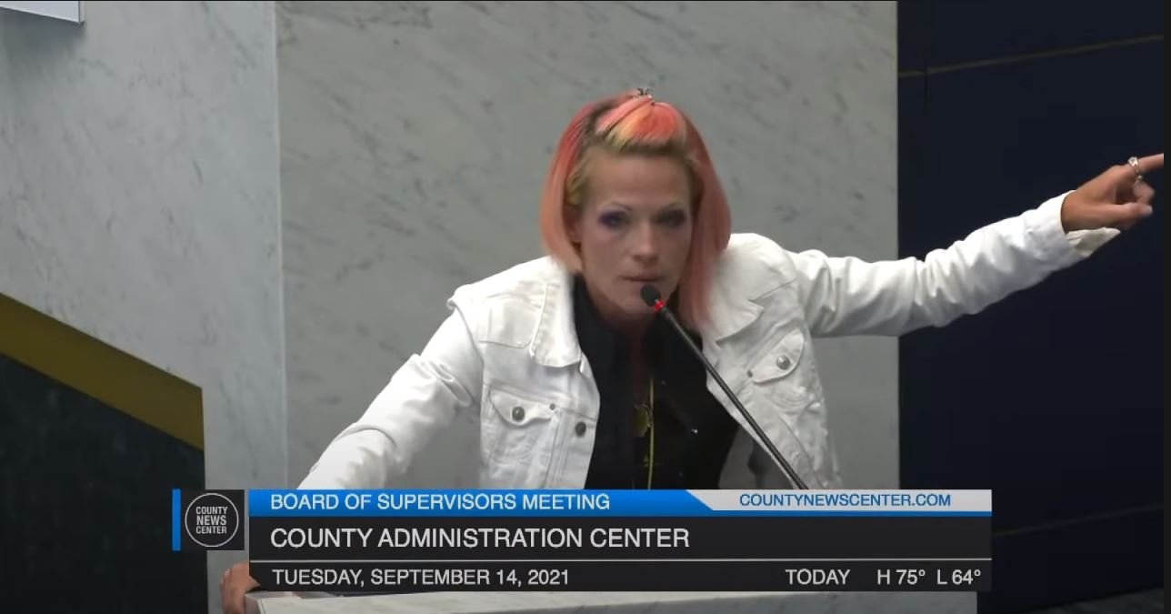 BE FREE! Audra Morgan @ San Diego Board of Supervisors! 9/14/21