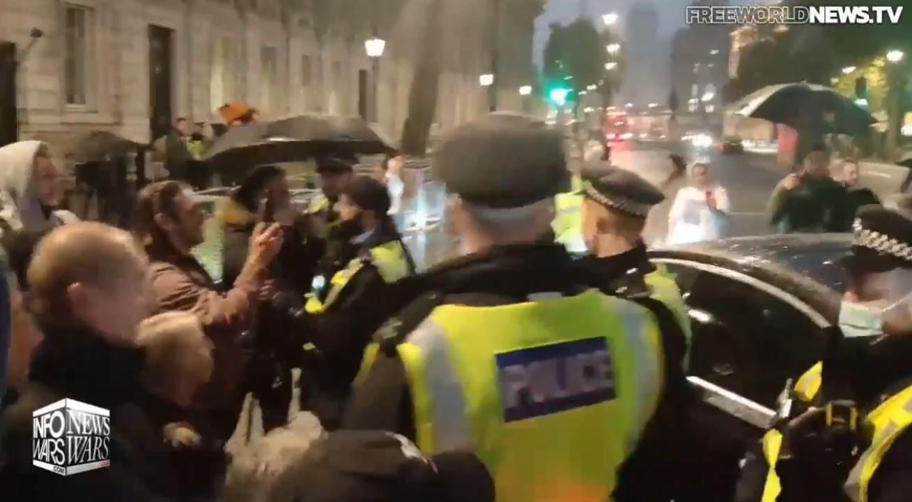 VIDEO: British Protestors Shout, “Arrest Bill Gates,” To His Face