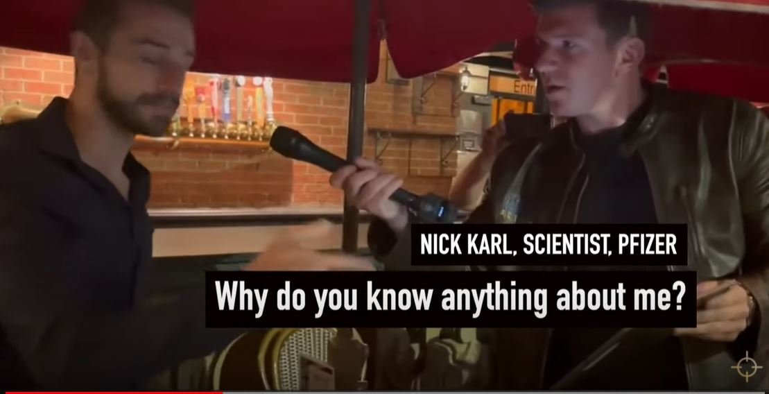 Pfizer Scientist Nick Karl Confronted By James O’Keefe Over Shocking ‘Natural Immunity’ Admission