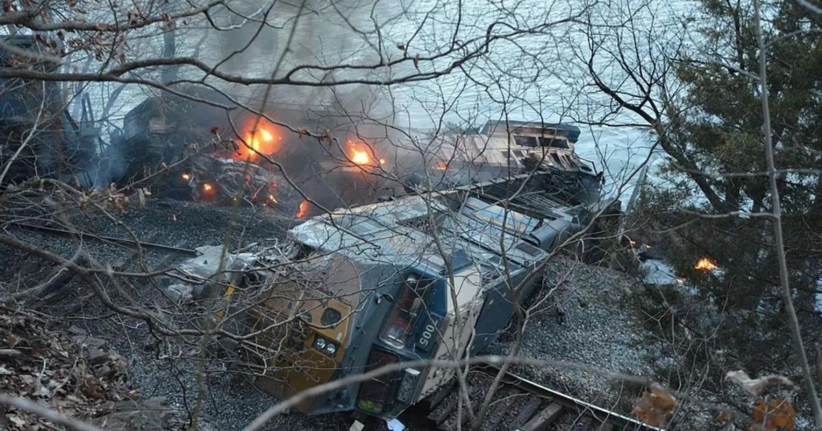 Train Carrying Toxic Materials Derails in West Virginia