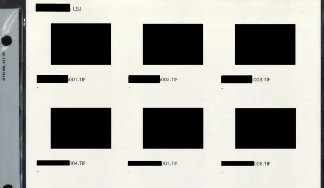 The Epstein List “blacked out” Release