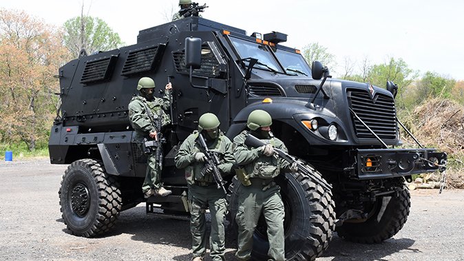FBI Drove an Armored Vehicle on Her Lawn