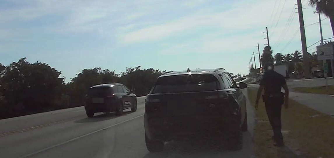 Footage Shows Cop Stalking Woman He Met on a TV Set After Surveilling Her With a License Plate Reader