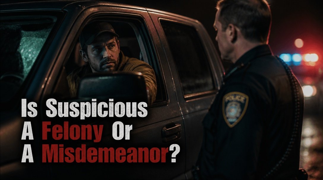 Is “Suspicious” A Felony Or A Misdemeanor?
