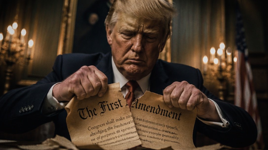 Trump Has Been Trampling Free Speech for More Than 40 Years—and It Keeps Getting Worse
